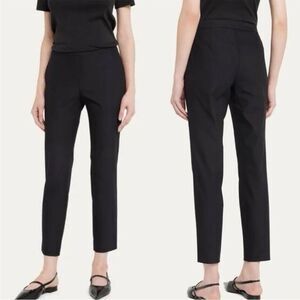 Theory Thaniel Cropped Slim Pull On Pants Black Size 00